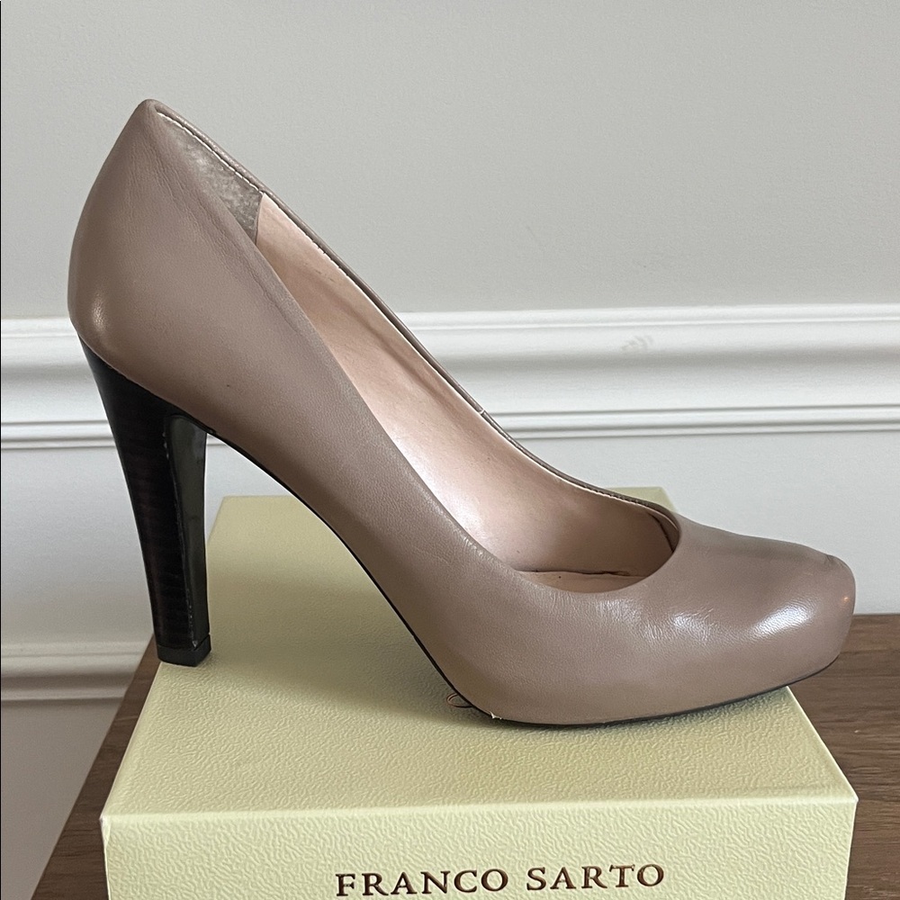 Franco Sarto Elegant Taupe Heels